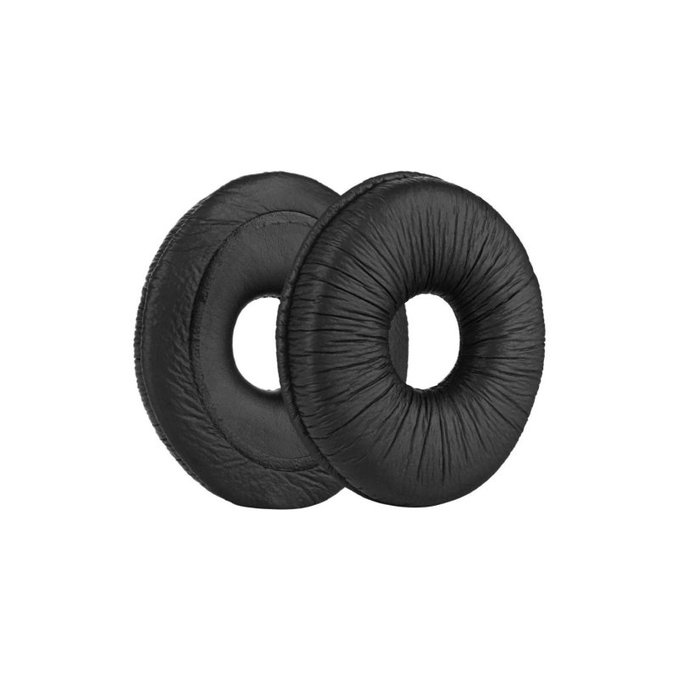 Replacement Ear Pads for Panasonic Technics RP-DJ1200, RP-DJ1205, RP-DJ1210, Memory foam + PU leather, Black, 1 pair