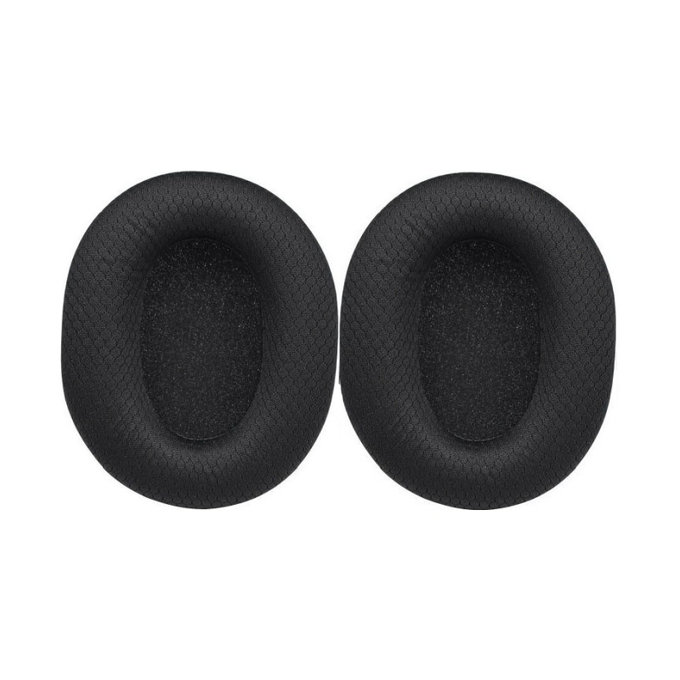 Replacement Ear Pads for Razer Blackshark V2, V2X, V2 Pro, V2 SE, Memory foam + Textile, Black, 1 pair