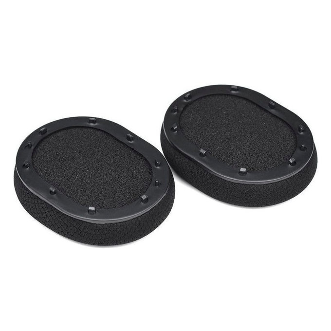 Replacement Ear Pads for Razer Blackshark V2, V2X, V2 Pro, V2 SE, Memory foam + Textile, Black, 1 pair