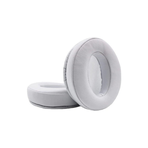 Replacement Ear Pads for Sennheiser HD300, 300BT, 4.50BTNC, Memory foam + PU leather, White, 1 pair