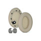 Replacement Ear Pads for Sony WH-1000XM4, Memory foam + PU leather, Beige, 1 pair