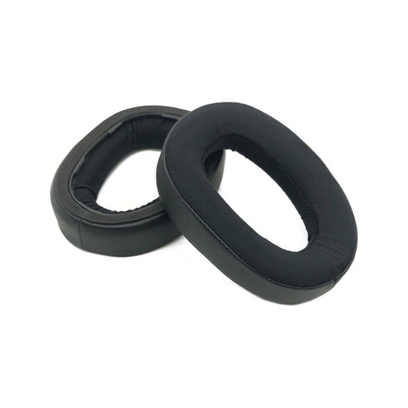 Replacement Ear Pads for Sennheiser GSP500, GSP600, Memory foam + PU leather, Black, Cooling Gel, 1 pair