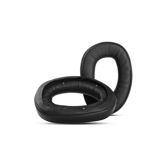 Replacement Ear Pads for Sennheiser GSP300, GSP350, GSP370, Memory foam + PU leather, Black, Cooling Gel, 1 pair