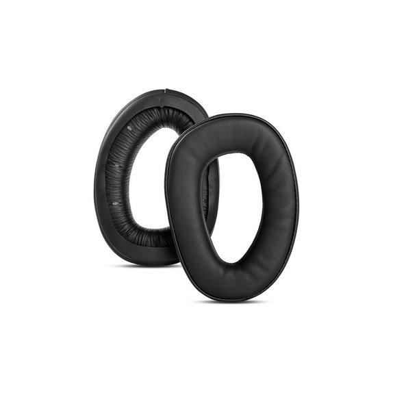 Replacement Ear Pads for Sennheiser GSP300, GSP350, GSP370, Memory foam + PU leather, Black, Cooling Gel, 1 pair