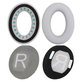Replacement Ear Pads for Bose QuietComfort 35, Memory foam + PU Leather, Grey, 1 pair