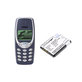 Battery for Nokia 3310, 3330, 1220, 1260, 3560, 5510, 6650, 6800, BLC-2, Li-ion, 3.7V, 1100mAh, HQ