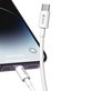 Lightning / USB-C Cable Smart, PD 27W, 2m, White, Devia