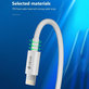 Lightning / USB-C Cable Smart, PD 27W, 2m, White, Devia
