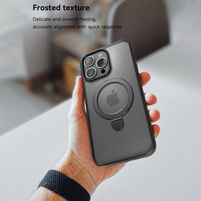 Case Delight with MagSafe for iPhone 15 Pro Max, Black, Devia