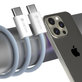 USB-C / USB-C Cable Smart, PD 60W, 1m, White, Devia