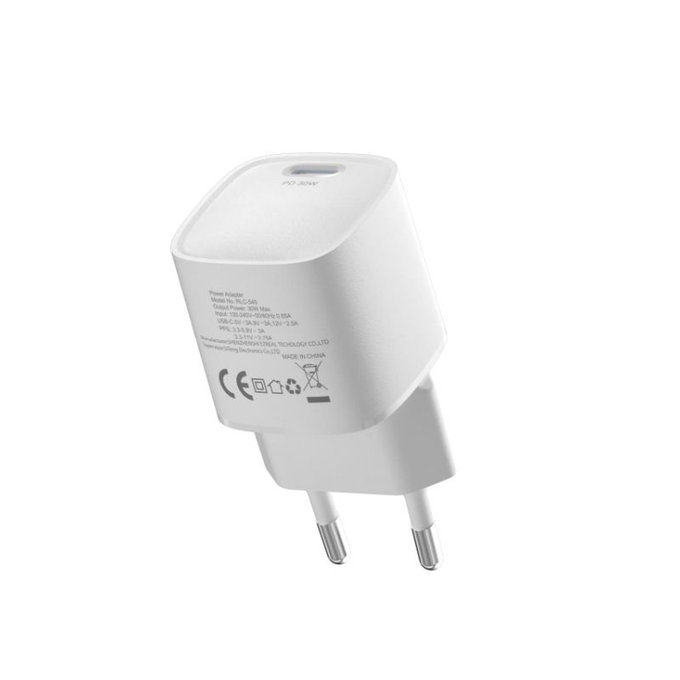 Charging Adapter Mini USB-C, PD 30W, White, Devia