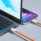 USB-C / USB-C Cable Smart, PD 60W, 1m, Orange, Devia