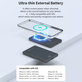 MagSafe Power Bank Extreme Speed Mini with Display, PD 20W, 5000mAh, Space Grey, Devia