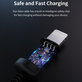 Lightning / USB Cable Gracious, 2.4A, 1m, Black, Devia