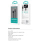 Lightning / USB Cable Gracious, 2.4A, 1m, Black, Devia