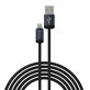 Lightning / USB Cable Gracious, 2.4A, 2m, Black, Devia