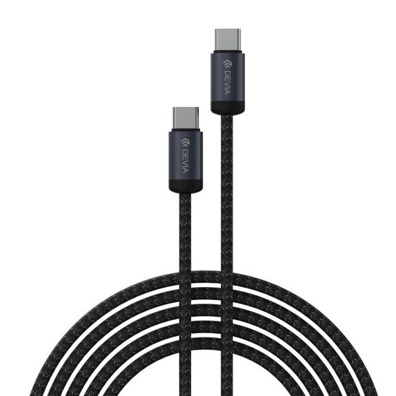 USB-C / USB-C Cable Gracious, PD 60W, 2m, Black, Devia