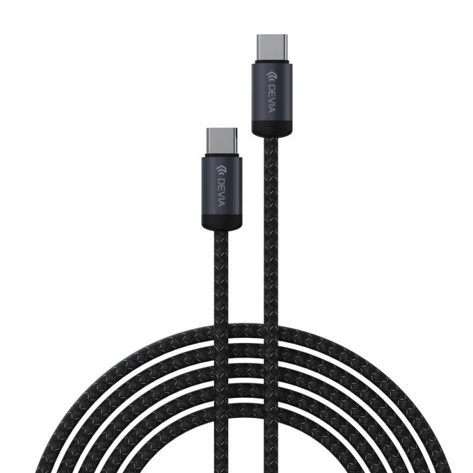 USB-C / USB-C Cable Gracious, PD 60W, 2m, Black, Devia