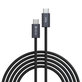 USB-C / USB-C Cable Extreme Speed, PD 240W, 2m, Black, Devia