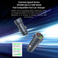 Car Charger Extreme Speed USB-C + USB-A, PD 30W, QC 3.0 18W, Grey, Devia