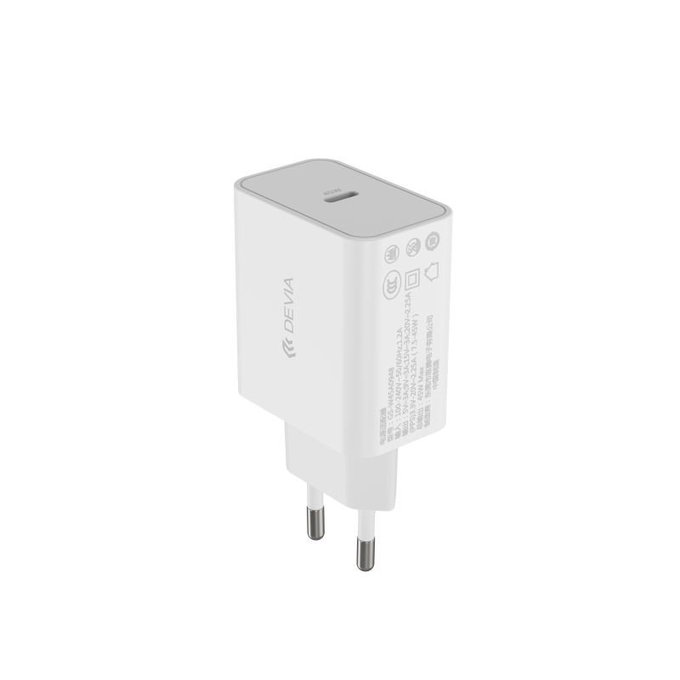 Charging Adapter Rocket USB-C, PD 45W, White, Devia