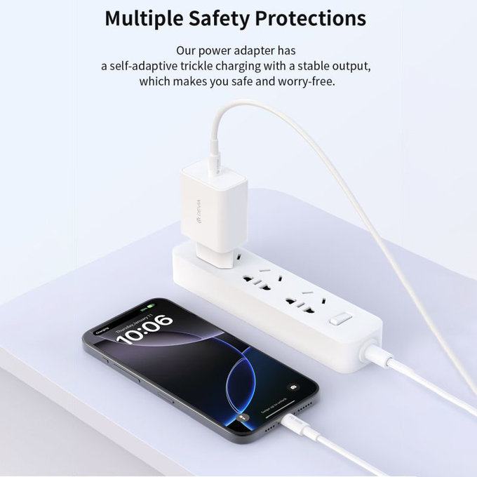 Charging Adapter Rocket USB-C, PD 45W, White, Devia