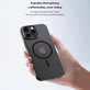 Case Glimmer with MagSafe for iPhone 16 Pro, Black, Devia