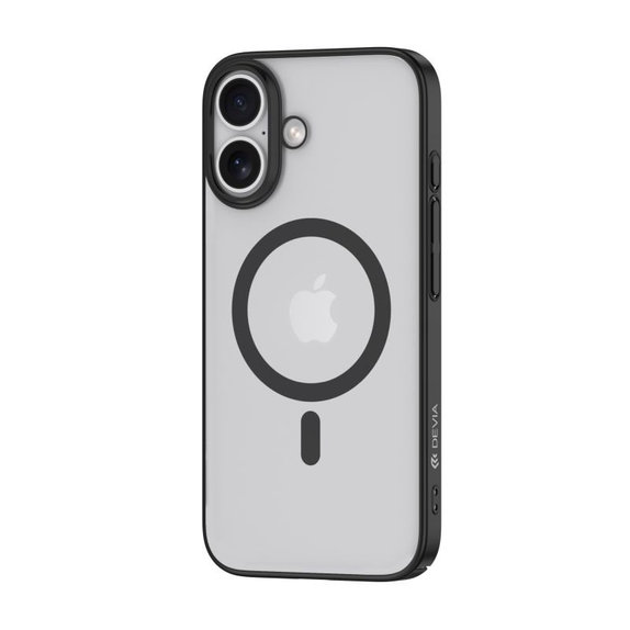 Case Glimmer with MagSafe for iPhone 16 Plus, Black, Devia