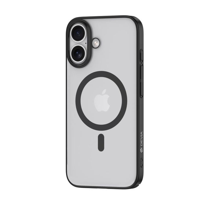 Case Glimmer with MagSafe for iPhone 16 Plus, Black, Devia