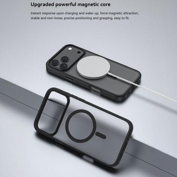Case Pino with MagSafe for iPhone 17, Black, Devia
