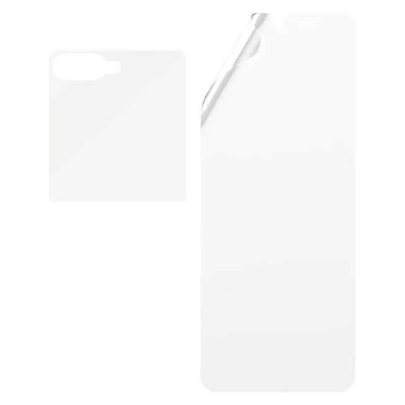 Protective Film UWF and Tempered Glass for Samsung Galaxy Z Flip7, Clear, PanzerGlass