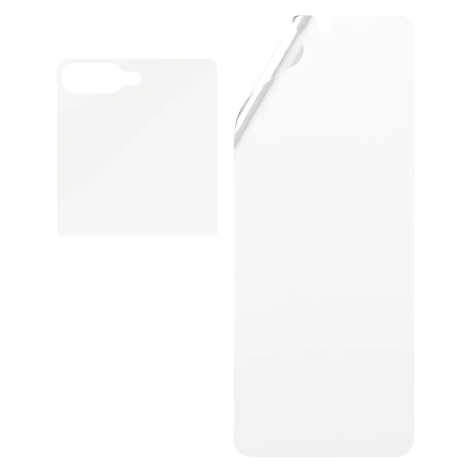 Protective Film UWF and Tempered Glass for Samsung Galaxy Z Flip7, Clear, PanzerGlass