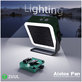 Fume Extractor and Cooling Fan with LED Light, 2UUL DA98