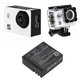 Battery for SJCAM SJ4000, SJ5000, 900mAh, Li-Ion, 3.7V, SJ4000B, HQ