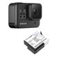 Battery for Gopro Hero 8, Hero 6, 1250mAh, Li-Ion, 3.85V, AHDBT-501, HQ