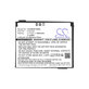Battery for Becker HJS 100, HJS100, Li-Ion, 3.7V, 900mAh, HQ