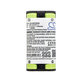 Battery for Sony MDR RF995, MDR RF400, 700mAh, Ni-MH, 2.4V, BP-HP800-11, HQ