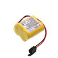 Battery for GE FANUC ALPHA iSV, BETA iSV, 2900mAh, Li-MnO2, 6V, A98L-0031-0025, HQ