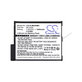 Battery for DJI Osmo Action 3, Action 4, 1800mAh, Li-Ion, 3.85V, BCX202, HQ