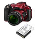 Battery for Nikon Coolpix, 1700mAh, Li-Ion, 3.8V, EN-EL23, HQ