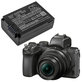 Battery for Nikon Z50, Z50 ZFC, Z30, Z FC, 1280mAh, Li-Ion, 7.6V, EN-EL25, HQ