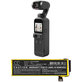Battery for DJI Osmo Pocket, Pocket 2, 800mAh, Li-Pol, 7.7V, HB3, HQ