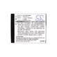 Battery for Panasonic Lumix DMC, 600mAh, Li-Ion, 7.2V, DMW-BLH7, HQ