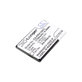 Battery for Panasonic KX-PRX110, 120, 150, 1750mAh, Li-Ion, 3.7V, KX-PRA10, HQ