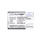 Battery for Panasonic KX-PRX110, 120, 150, 1750mAh, Li-Ion, 3.7V, KX-PRA10, HQ