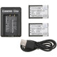 Battery 2pcs with charger for Sony Cyber-shot DSC-RX100, Cyber-shot DSC-WX300B, 1150mAh, Li-Ion, 7.4V, NP-BX1, HQ