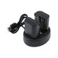 Battery 2pcs with charger for Canon EOS 5D Mark II, EOS 7D, 2000mAh, Li-Ion, 7.4V, LP-E6, HQ