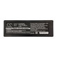 Battery for Scanreco 590, 592, 2000mAh, Ni-MH, 7.2V, RSC7220, HQ