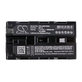 Battery for Line 6 James Tyler Variax, Line 6 JTV Guitar, 2600mAh, Li-Ion, 7.4V, BA12, HQ