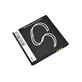 Battery for Aligator S4000 Duo, 1200mAh, Li-Ion, 3.7V, AS4000BAL, HQ